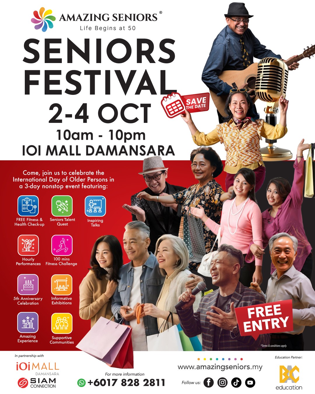 Seniors Festival 2-4 Oct, IOI Mall Damansara